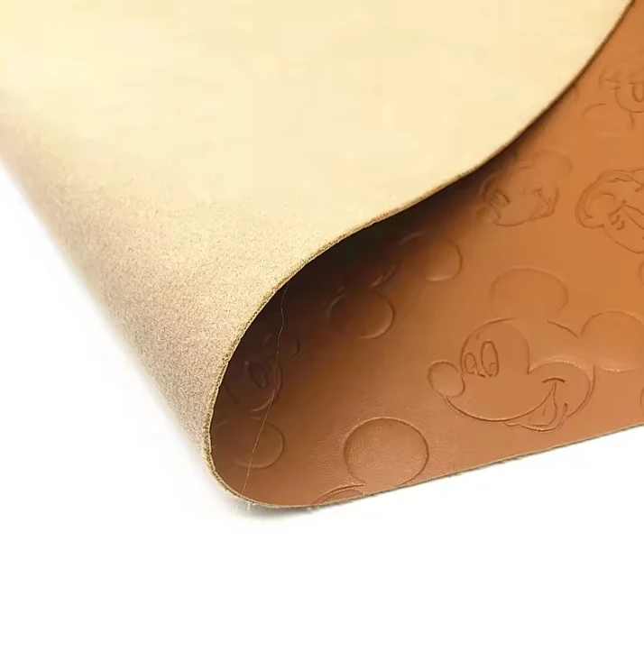 Brand LOGO Stamp Fabric Embossed Vinyl Sheet Embossing For Shoes And Bag