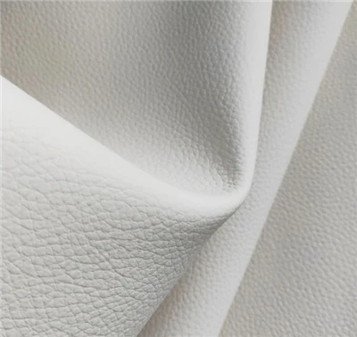 Balta Pu odinė sofa-lova